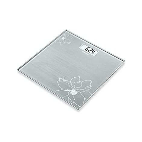 Beurer Bilancia Pesapersone Elettronica 180Kg in Vetro Nero (1/5)