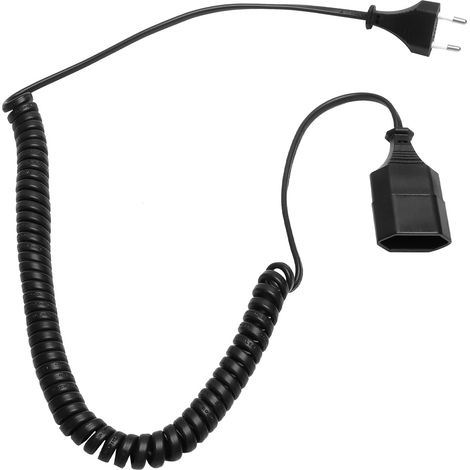 Rallonge Electrique 3m, Rallonge Plate à 2 Conducteurs avec Prise Européenne, Câble D'extension avec Fiche Plate pour Téléviseur, Console de Jeux, Bureau, Utilisation en Extérieur (1/5)