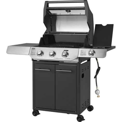 Primaster Gasgrill Cody Powerzone & Seitenbrenner Grillfläche 63,5 x 48 cm Gasgrill (1/3)