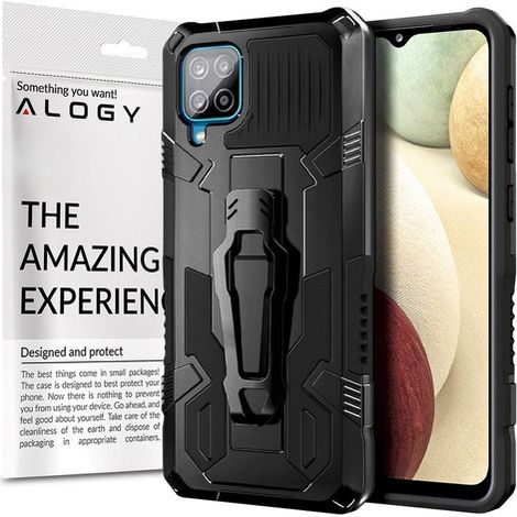 Funda protectora reforzada Alogy con soporte para Samsung Galaxy A42 5G (1/5)