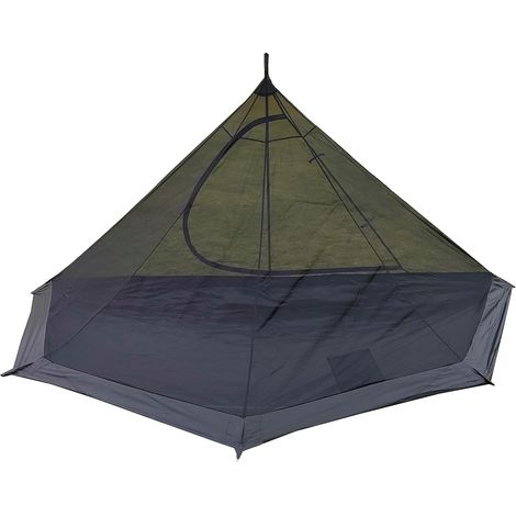 2-4 Person Waterproof Camping Tent with Hole Wood Stove 4 Seasons Teepee (1/5)