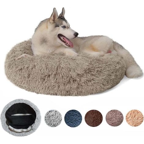 XXL Lit pour chien orthopédique rond lavable Memory Foam Antistress XL-100cm