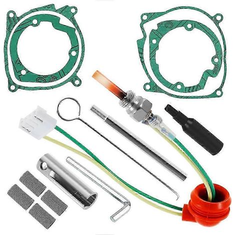 Kit de bougies de préchauffage en céramique avec joint d'étanchéité pour chauffages diesel 12 V, 2 kW, 5 kW et 8 kW, compatible avec les moteurs diesel 12 V, 5 kW et 8 kW. Chauffage de stationnement e (1/4)