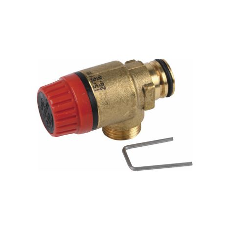 Soupape chauffage pour chaudière ELM LEBLANC ACLEIS/AMELIA – 3 Bars – Largeur optimisée pour performance – Compatible avec chaudières ELM LEBLANC