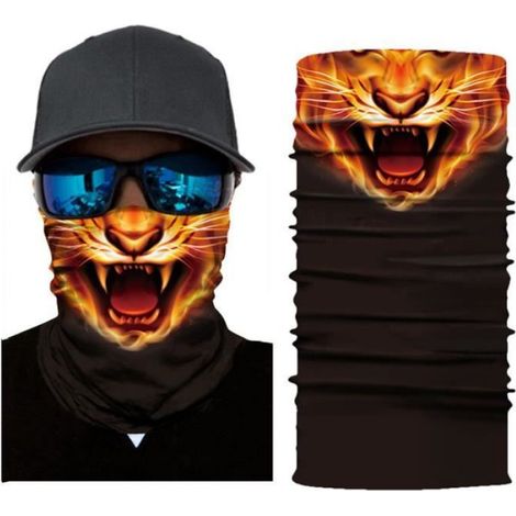 Couleur E pour moto de Ski complet, cache-cou, cache-nez pour cycliste, masque facial, Bandana de cyclisme, écharpe d'extérieur po (1/4)
