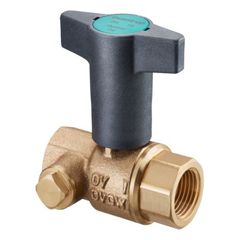 Vanne à bille pour eau potable OV Optibal TW 2xIG DN 20, Rp 3/4Z
