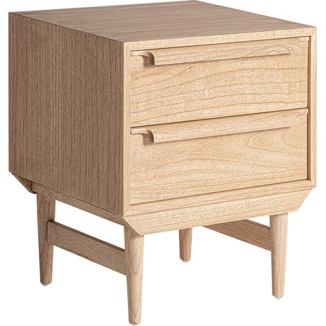 Table de chevet Nyry style nordique en Mindi - Teinte naturelle bois de Mindi clair (1/5)