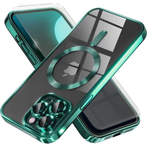 Funda para iPhone 16 Pro Max, Electro MagSafe, Verde + Protector de pantalla (1/4)