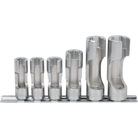 KS Tools - Rail de 6 douilles fendues 6 pans 3/8'' - 150.3805 (1/3)