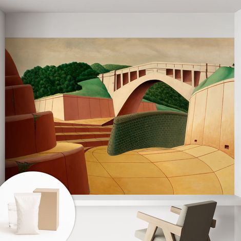 Carta Da Parati - Mural - Con Sala Da Pranzo - Camera Da Letto - Cameretta - Con Colla Gratuita Paesaggio tranquillo 152x104 cm (1/5)