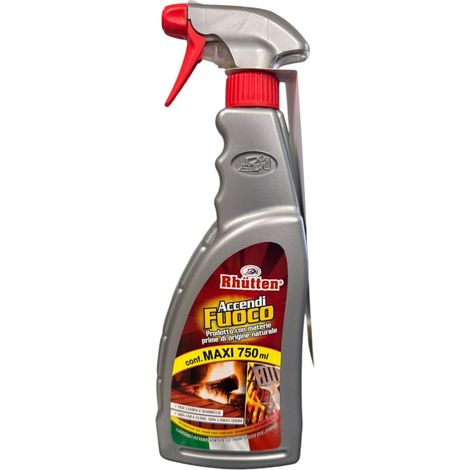 Accendifuoco spray no gas per barbecue e camini 750 ml - rhutten (1/7)