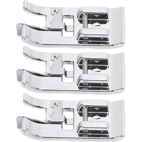 3pcs Presser Foot Auxiliary Replaceable Stainless Steel Durable Sewing Accessories for Tailor (1/5)