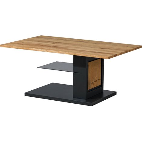 Tavolino da Salotto Rovere naturale laccato / oliato 110x70 cm smontato KITZBÜHEL 130 (1/4)