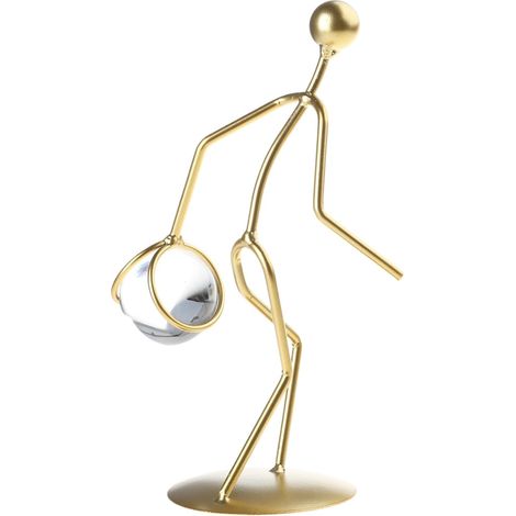 Figurine d ' athlète Boule de pour Faire du Sport créatif, Exercice, Fournitures Artisanales pour la Maison, Restaurant, Salle à Manger, Figurine en métal pour Hommes (1/5)
