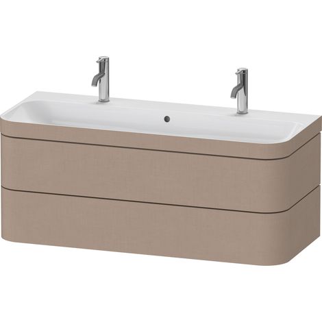 Duravit Happy D.2 Plus c-bonded Set wandhängend, 1175x490mm, 2
