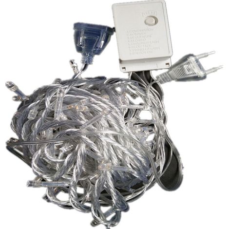 Guirlande lumineuse, 8 modes, 200 LED, pour fêtes, mariages, fenêtres, arbres et décorations saisonnières.-AquaForge (1/5)