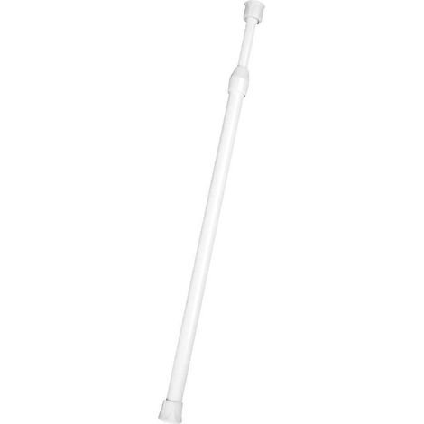 Barre de rideau de douche extensible, barre de penderie télescopique, barre de tension 30-50 cm (1/5)