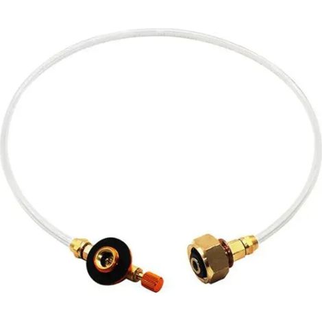 Adaptateur de gaz pour réchaud de camping, accessoires de survie pour réchaud de camping, équipement de remplissage de cartouches de butane, fournitures de cuisine de camping, réchauds portables (1/4)