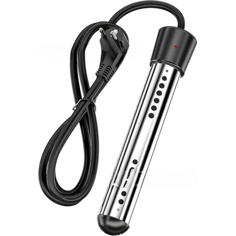 3000WChauffe Eau Électrique  Portable, Pour Piscine, Bassins et Seaux, Chauffe Rapide avec Thermostat, Sécurité Anti Surchauffe