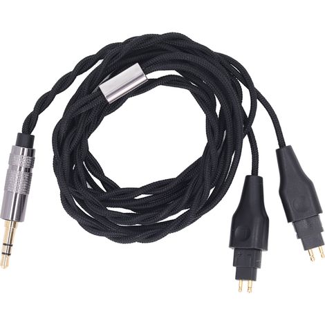 Câble de remplacement audio professionnel avec fiche 3,5 mm pour casques Sennheiser HD580, HD650, HD660S, HD6XX, HD600, HD660 - cordon d'écouteur de haute qualité. (1/5)