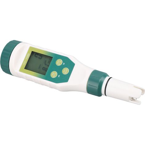 Testeur de Qualité de l’Eau 5-en-1 : pH, Sel, TDS, CE, Température pour Piscine, Eau Potable et Aquarium