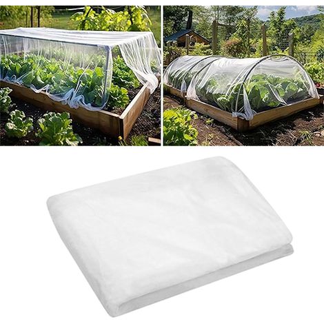 Zanzariera in poliestere per giardino, patio, gazebo, zanzariera anti-uccelli (larghezza 2,4 x lunghezza 10 metri) (1/5)