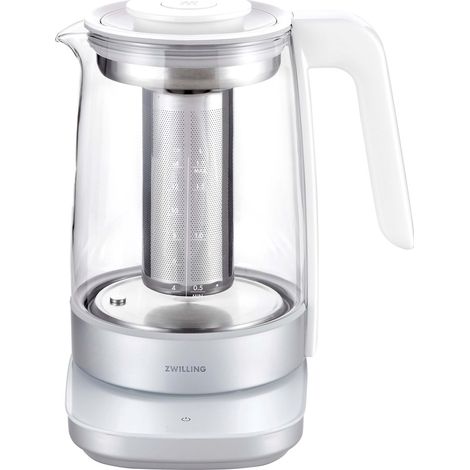 Zwilling Wasserkocher Glas weiß ENFINIGY (1/4)
