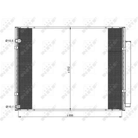 Condenseur, climatisation NRF 35857 LEXUS 884600E020 8846048060 8846048061