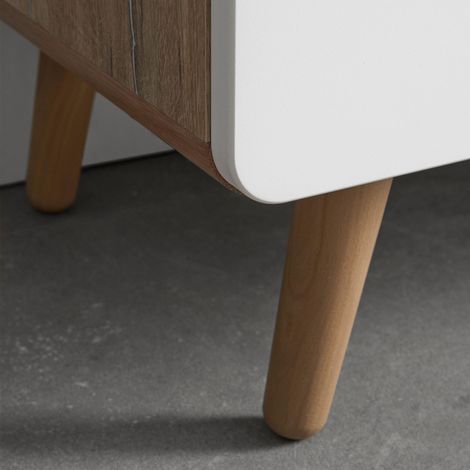 Mömax Sideboard Ronda Weiss/ Eichefarben (1/5)