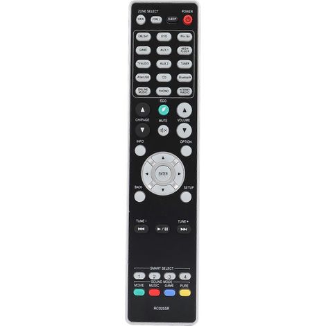 Télécommande de remplacement RC025SR compatible avec les amplificateurs audio-vidéo Marantz SR6010, SR6009, SR6010, SR6011 et le caisson de basses RC024SR NR1605 (1/5)