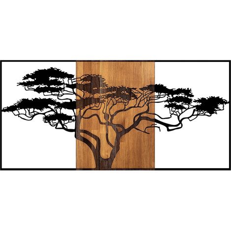 Accesorio decorativo de pared de madera Accessory Negro Nuez (1/5)