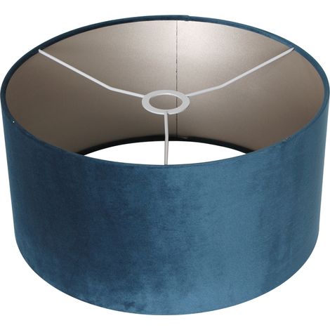 Steinhauer - lampenschirm - Shade - blau - veloursstoff - Ø 40cm (1/5)