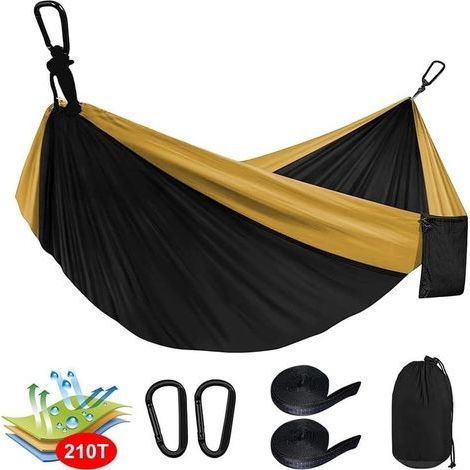 Hamac Ultra léger de Camping,La capacité de Charge est jusqu'é 300 kg de Ultra léger Respirante Hamac de Camping,avec Un Sac de Transport pour Voyage Extérieur,300 x 200cm (1/5)