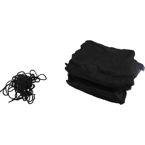 Filet de sécurité pour trampoline rond 3,65 m (12 pieds), 6 poteaux, PE (1/2)