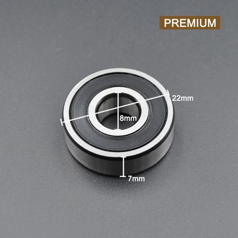 Roulements DDU (608 2RS Premium) à rouleaux lubrifiés et étanches (1/4)