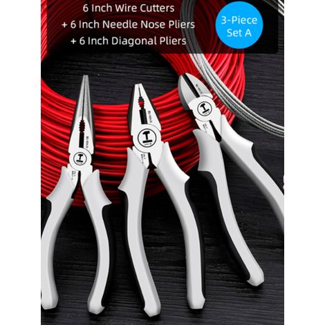 Pince coupante multifonctionnelle / pince diagonale / pince à becs fins / outils de quincaillerie / pince coupante universelle (1/5)