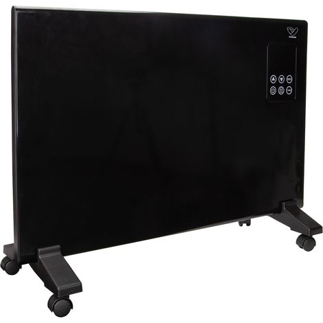 Radiateur électrique Alumia - cœur aluminium 1000W - noir -Volman (1/5)
