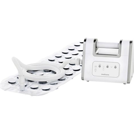 Tapis pour bain à remous – Fonction massage/remous 3 niveaux – Chauffage activable – Grand tapis 120 x 36 cm – Diffuseur d'huiles parfumées – Medisana