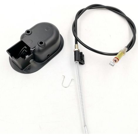 BRAVIX Poignée de Rechange Universelle en aluminium pour Fauteuil inclinable Levier de déblocage Poignée en métal avec Ressort et câble (1/3)