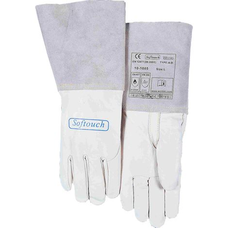 5-Finger-Schweißerhandschuhe WELDAS 10-1005 S (1/3)