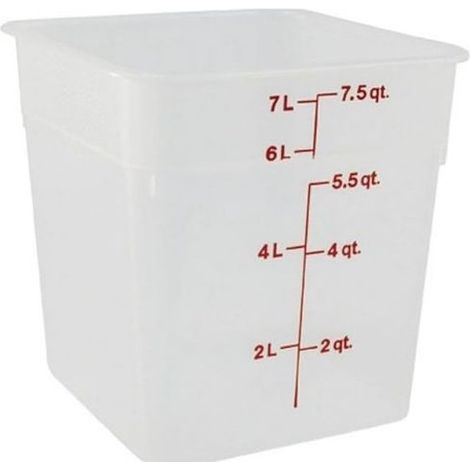 Agnelli Barattolo Quadro 7.6 Litri Polipropilene