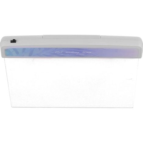 Lumière de Livre Plate, Panneau LED Portable Motif Feuille Lampe (1/5)