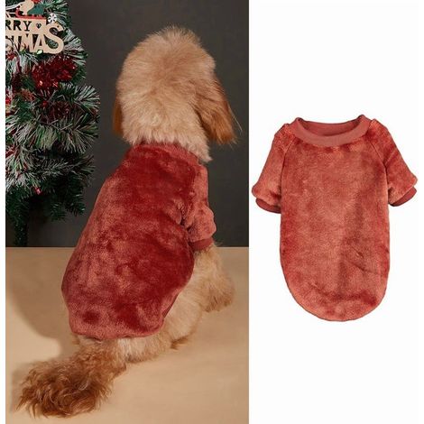 Gilet Pour Chien - Polaire Douce - Tailles XS à XL - Pour Chiens de 2 à 7,27 kg - Vêtement Chaud Léger pour Usage Quotidien (1/4)