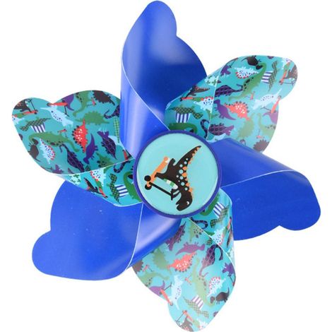 Guidoline vélo enfant fleur moulinet tournant, accessoire cyclisme pour guidon trottinette, rose des vents colorée, pièce décorative vélo. (1/5)