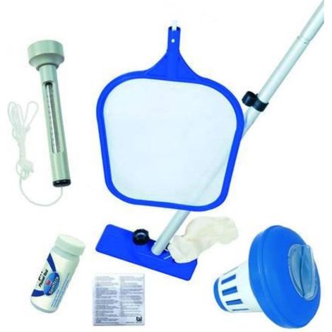BESTWAY 58195 KIT PULIZIA PISCINA ASPIRA SPORCIZIA PISCINE FERR 260466 (1/2)