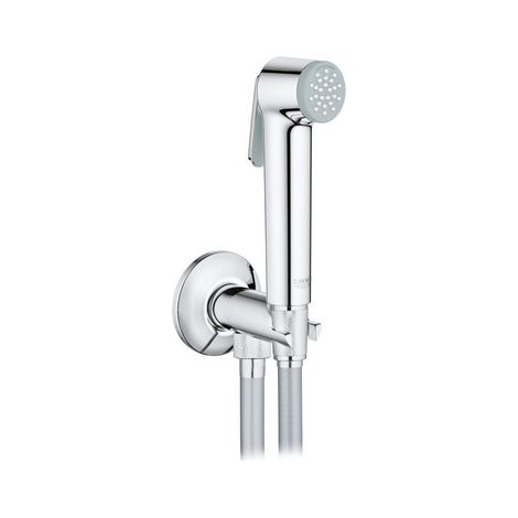 SET CON IDROSCOPINO + FLESSIBILE + SUPPORTO TEMPESTA F- Cromo- GROHE- pezzi 1