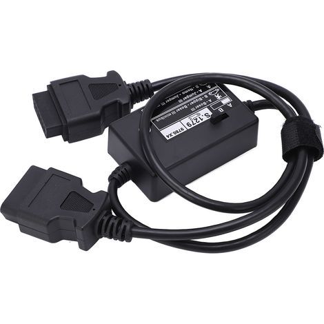 Wasserdichtes OBD2-Diagnosekabel (Stecker) S.1279 aus robustem PVC und ABS-Kunststoff, einfach an das Fahrzeug anzuschließen (1/5)