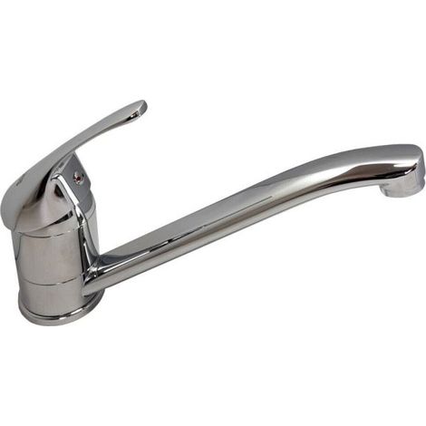 Miscelatore rubinetto monocomando cromato lavello cucina canna lunga 52929