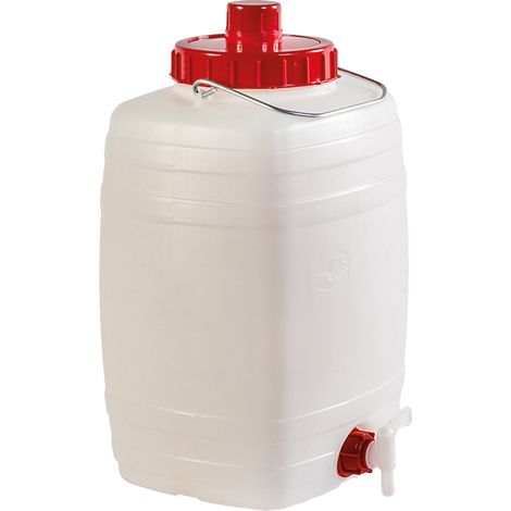 BIDONE PER ALIMENTI 'DEMETRA' Lt. 15 - cm 26 x 23 x h.42 (lxpxh) manico ferro  - ICS