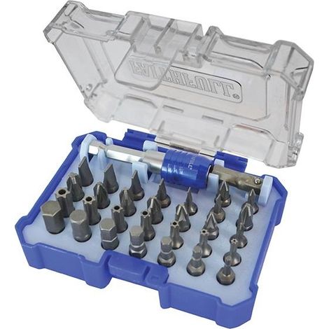 Coffret d'embouts de tournevis Faithfull, 32 pièces, taille unique, multicolore
